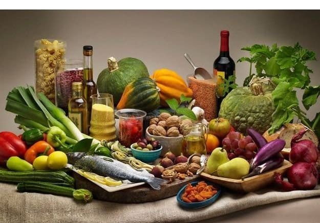 Alimentos en la dieta mediterránea